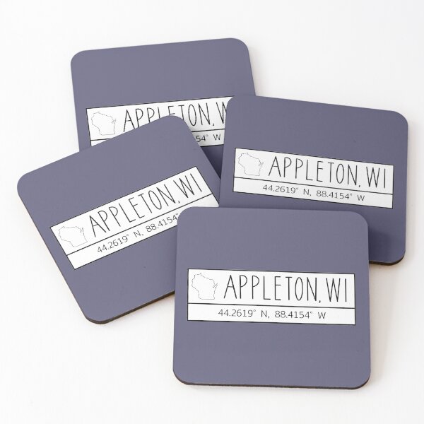 Item preview, Appleton Wisconsin Coordinates  designed and sold by Emily Designs.