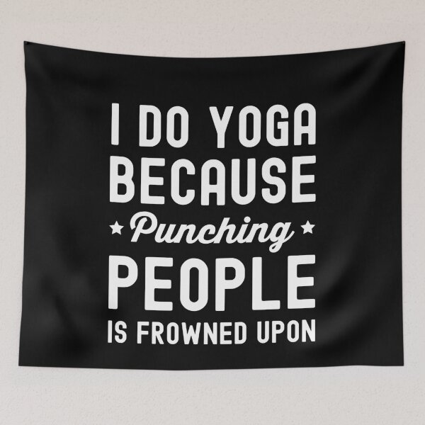 Item preview, Yoga funny saying designed and sold by CentralDesignz.