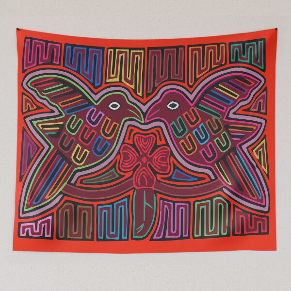 Item preview, Kuna Mola Design Parrot Mola designed and sold by ejverf.