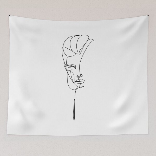 Item preview, Line Drawing Woman Print, Abstract Woman Wall Art, Fine Line Art, Minimalist Print, Neutral Wall Art, Instant Download designed and sold by OneLinePrint.