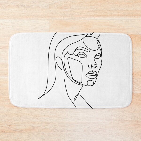 Item preview, Line Drawing Woman Print, Abstract Woman Wall Art, Fine Line Art, Minimalist Print,  designed and sold by OneLinePrint.