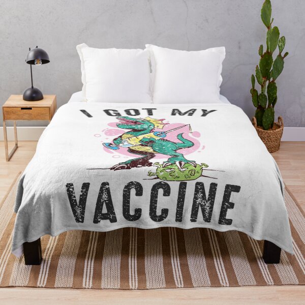 Item preview, Recibí mi vacuna T-rex Vacunado Recibí la vacuna T-rex Kids designed and sold by RandomStuffShop.