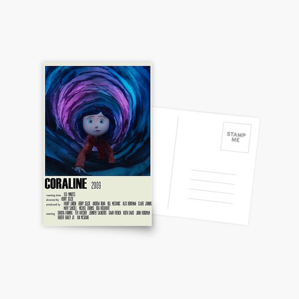 Coraline Alternative Poster Art Movie Large (1) Postcard
