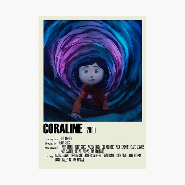 Coraline Alternative Poster Art Movie Large (1) Photographic Print