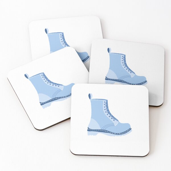 Item preview, Blue Combat Boot designed and sold by sosarahmiranda.