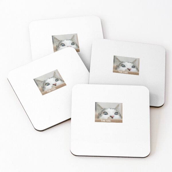 Item preview, You fool cat quote and picture designed and sold by emmathomas1215.