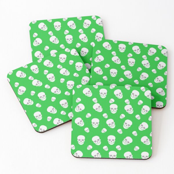 Item preview, green skulls designed and sold by ZiphGames.