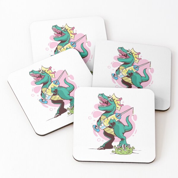 Item preview, Recibí mi vacuna T-rex Vacunado Recibí la vacuna T-rex Kids designed and sold by RandomStuffShop.
