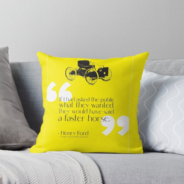 Item preview, Henry Ford Quote - Motivational Leadership Inspirational Poster Modern Contemporary Wall Art, Graduation Gift '...faster horse.' designed and sold by graphicjunction.