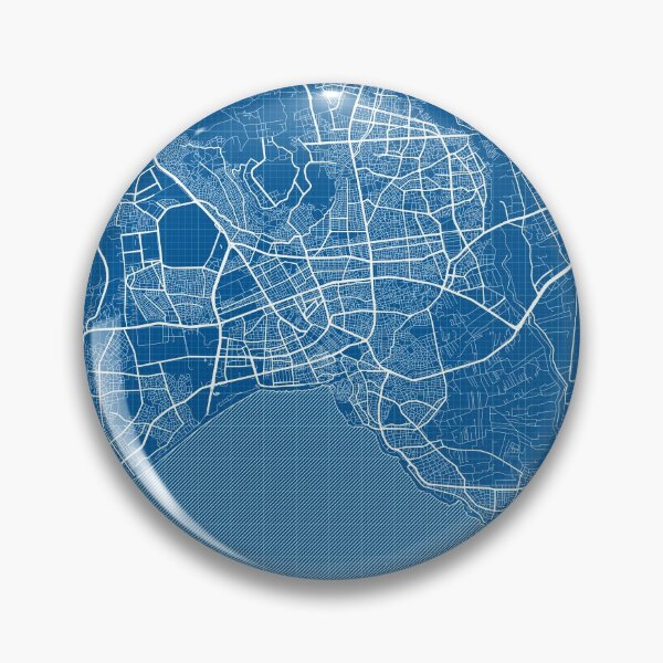 Item preview, Antalya City Map of Turkey - Blueprint designed and sold by deMAP.
