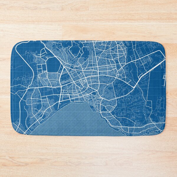 Item preview, Antalya City Map of Turkey - Blueprint designed and sold by deMAP.