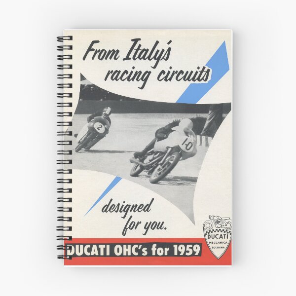 Item preview, From Italy's Racing Circuits Designed for You. Ducati OHC's for 1959 designed and sold by settebello.