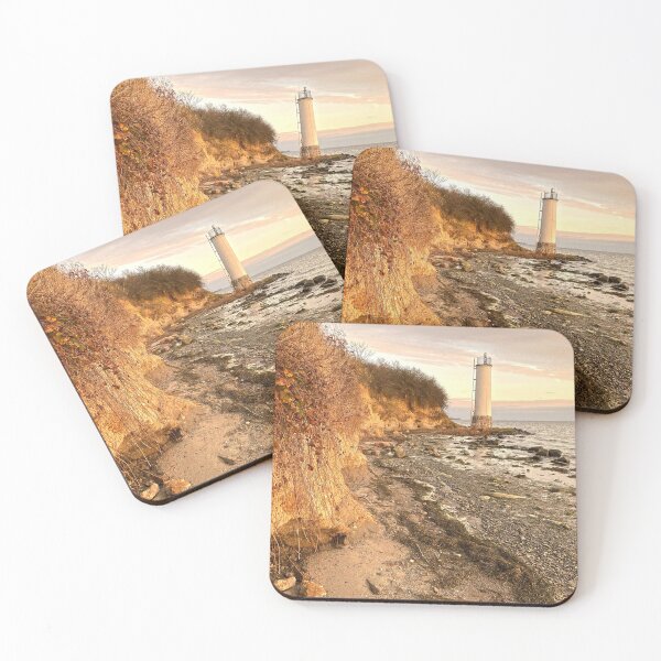 Item preview, Lighthouse at sunset on the coast of Rügen Island, Germany designed and sold by Michael Brewer.
