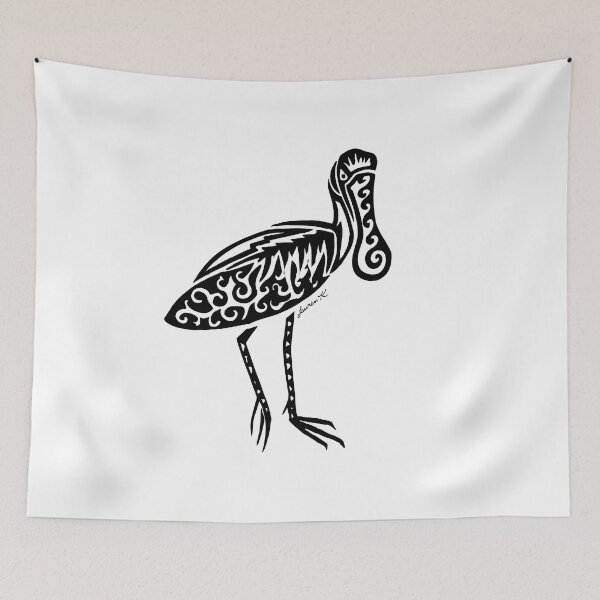 Item preview, Roseate Spoonbill Tribal Design  designed and sold by KitayamaDesigns.