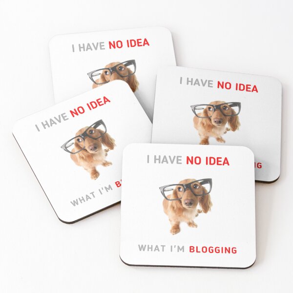 Item preview, Blogger: I have no idea what I'm blogging white designed and sold by daguilon.