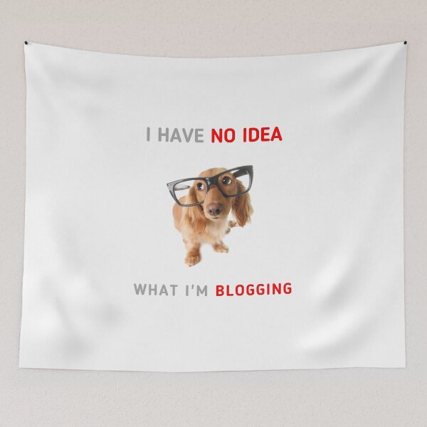 Item preview, Blogger: I have no idea what I'm blogging white designed and sold by daguilon.