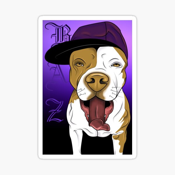 Item preview, art dog pitbull designed and sold by bazik.