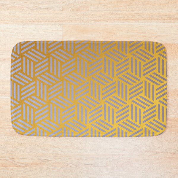 Item preview, Gold and Silver Halftone Cube Pattern designed and sold by Magical  Designs.