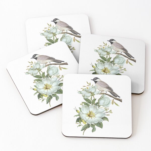Item preview, Brown and white birds shaped like a tree trunk designed and sold by azomiross.