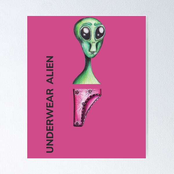 Item preview, UNDERWEAR ALIEN by FrankenDuo smitten designed and sold by FrankenDuo.