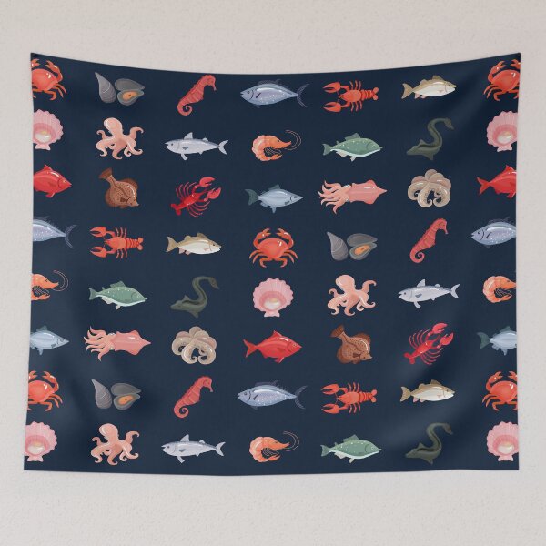 Item preview, Cephalopod and Fish designed and sold by Pavnud.