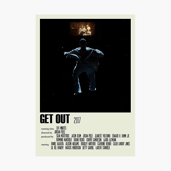 Get Out Alternative Poster Art Movie Large (1) Photographic Print