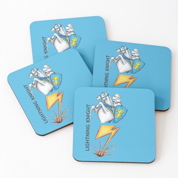 Item preview, LIGHTNING KNIGHT by FrankenDuo summer sky blue designed and sold by FrankenDuo.