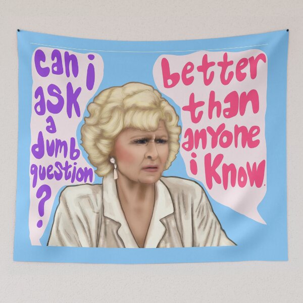 Item preview, Can I ask a Dumb Question? designed and sold by ArtofAquarius27.