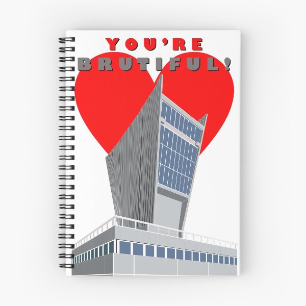 Item preview, Denys Wilkinson Building, Valentines Gift, Oxford Print, Brutalist, Brutalism, Architecture Print designed and sold by sketchingarchi.