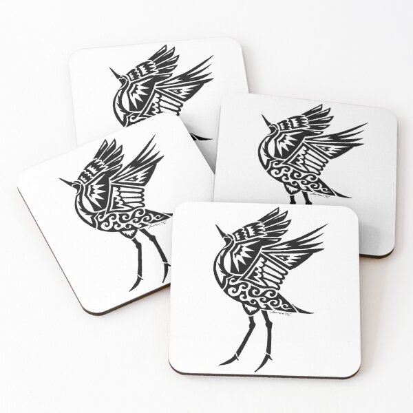 Item preview, Dancing Sandhill Crane Tribal Design  designed and sold by KitayamaDesigns.