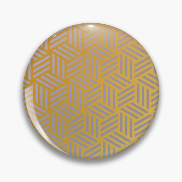 Item preview, Gold and Silver Halftone Cube Pattern designed and sold by Magical  Designs.