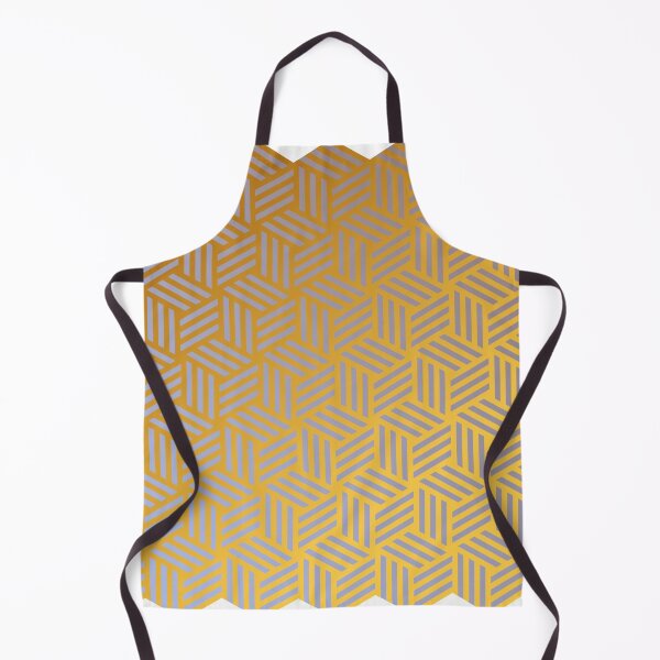 Item preview, Gold and Silver Halftone Cube Pattern designed and sold by Magical Designs.
