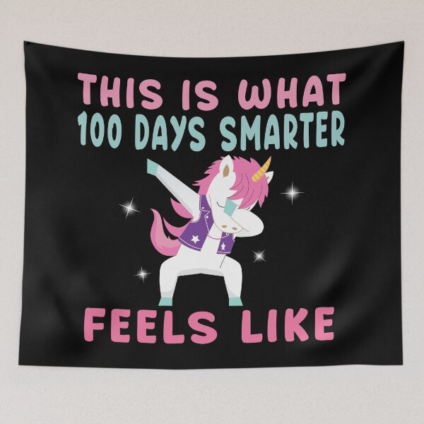 Item preview, Dabbing Unicorn 100 Days Smarter Student Kids. designed and sold by MAXXEXCHANGE.