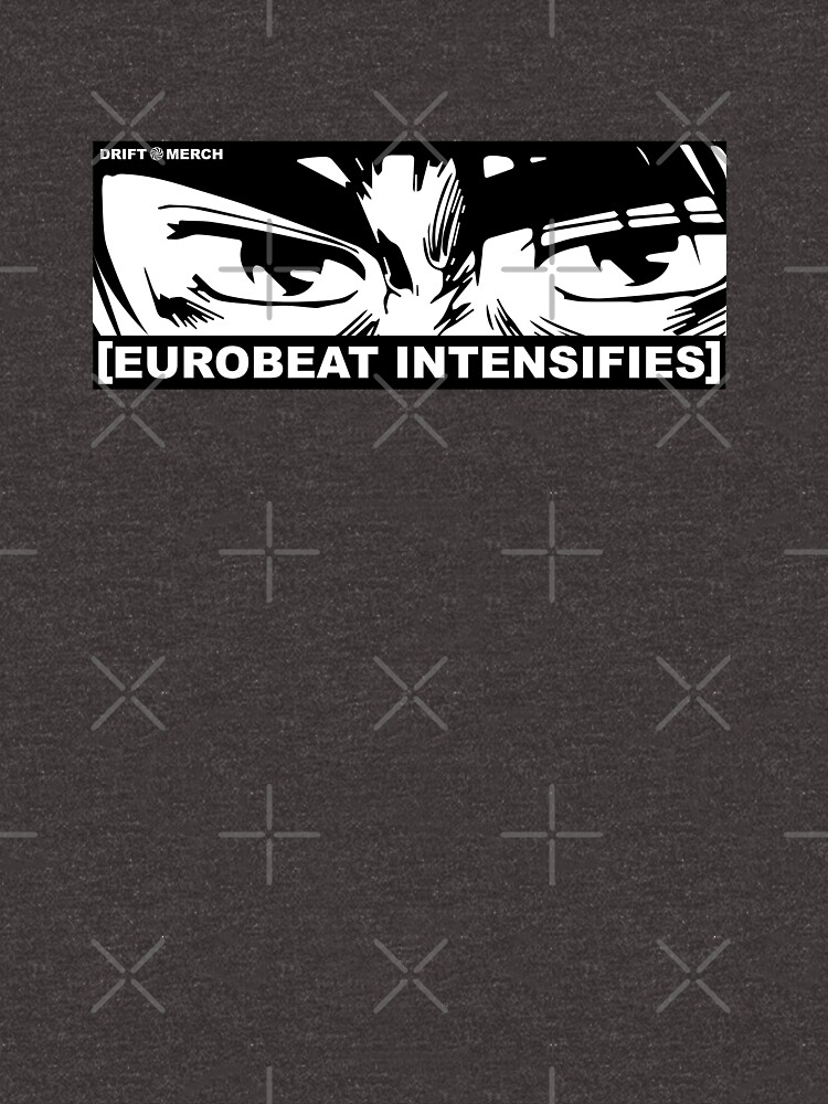 Thumbnail 7 of 7, Essential T-Shirt, EUROBEAT INTENSIFIES Drifting Anime Manga Character designed and sold by driftmerch.