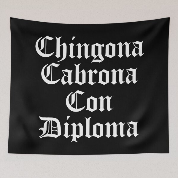 Item preview, Chingona Cabrona Con Diploma designed and sold by ItsMeRuva.