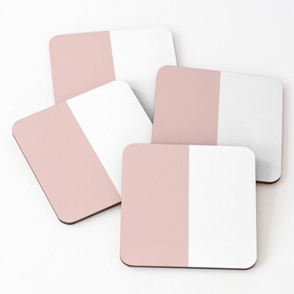 Item preview, Rose Gold Pink And White Half And Half designed and sold by rewstudio.
