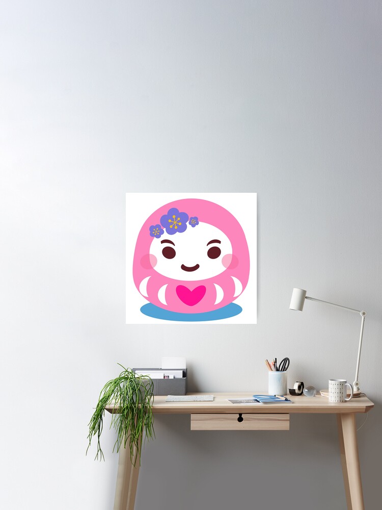 Pink Daruma Doll