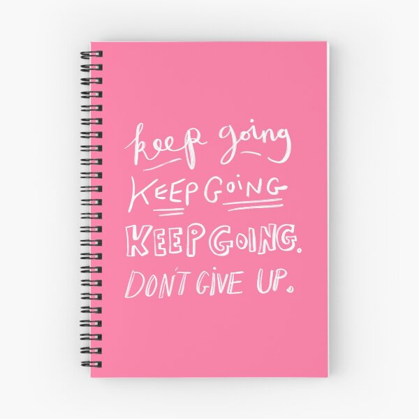 Item preview, Keep Going, Don’t Stop: optimistic quote design designed and sold by Hannah's  Doodles.