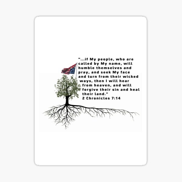 Heal our Land and Bring a Great Awakening Sticker