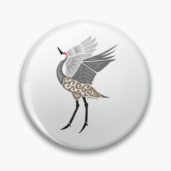 Item preview, Dancing Sandhill Crane Tribal Design - Colored designed and sold by KitayamaDesigns.