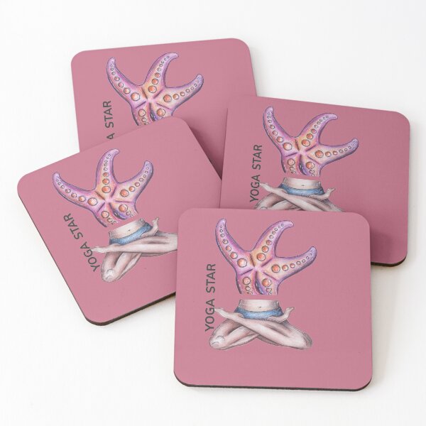 Item preview, YOGA STAR by FrankenDuo muted pink designed and sold by FrankenDuo.