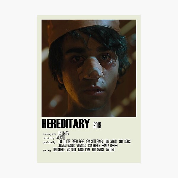 Hereditary Alternative Poster Art Movie Large (1) Photographic Print