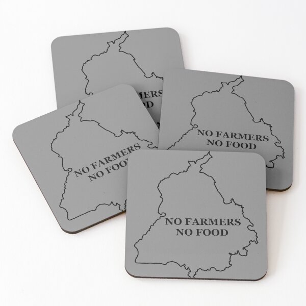 Item preview, No Farmers No Food with Map outline designed and sold by PurpleClouds26.