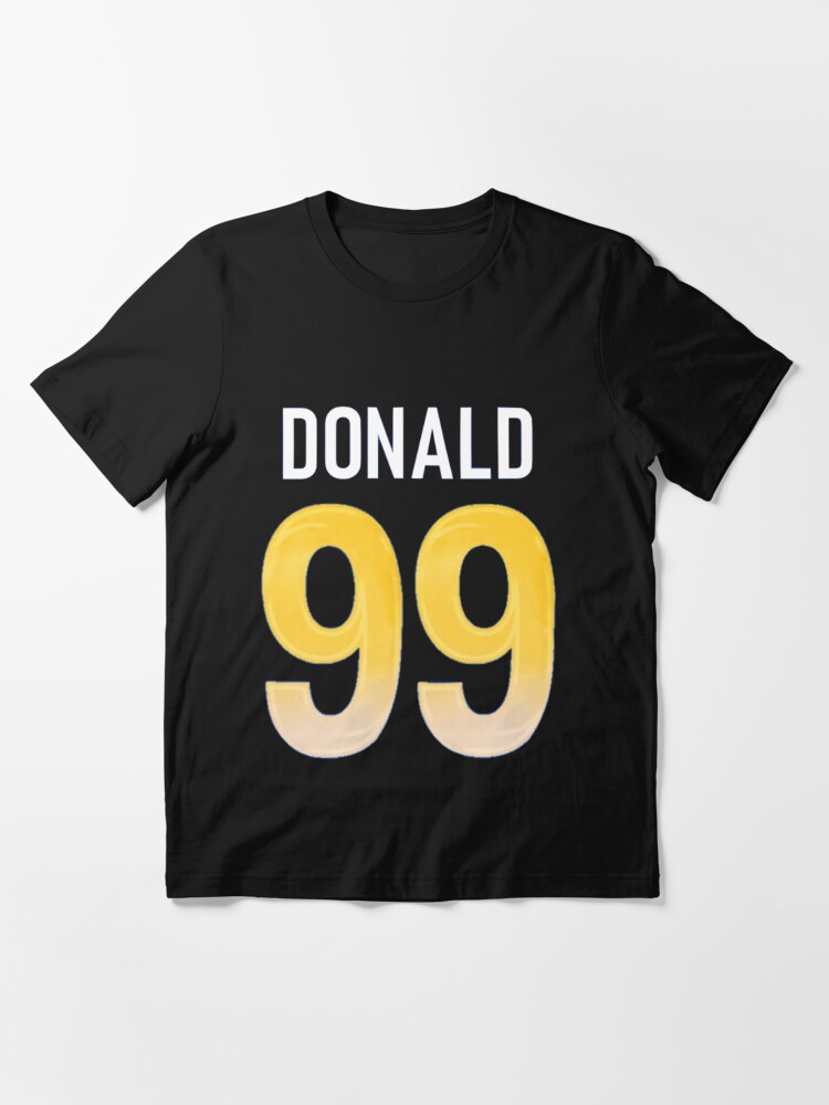 Men's Los Angeles Rams Aaron Donald #99 Football Black Jersey NWT NFL Sz 2XL