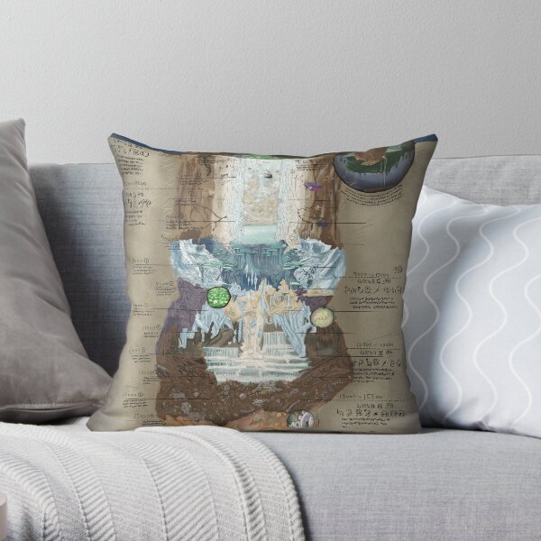 Made in Abyss • Tableau des abysses Coussin