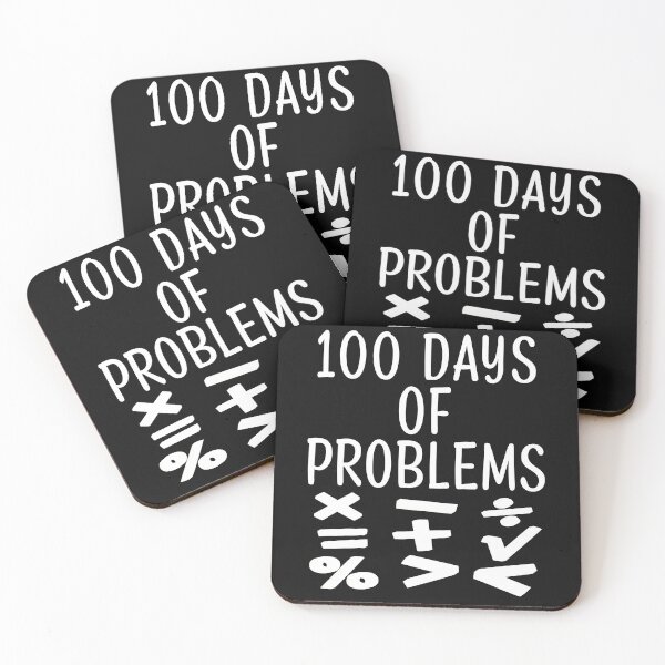 Item preview, Funny Math Gift 100 Days Of Problems 100 Days Of School designed and sold by Sarah38.