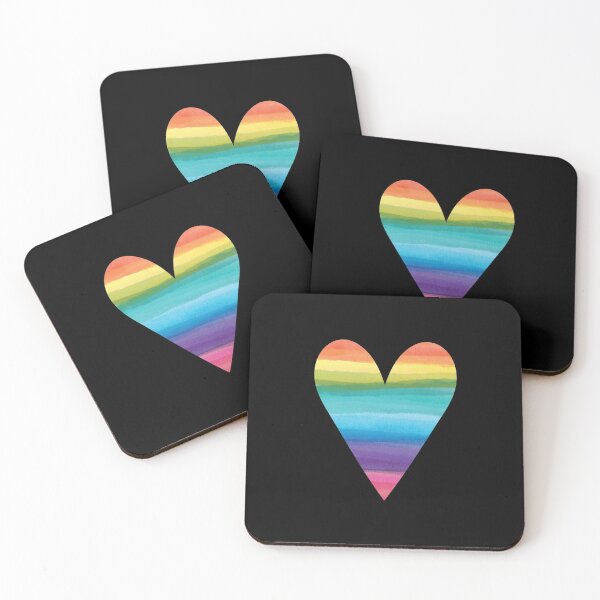 Item preview, Rainbow Heart designed and sold by WildHoneyDesign.