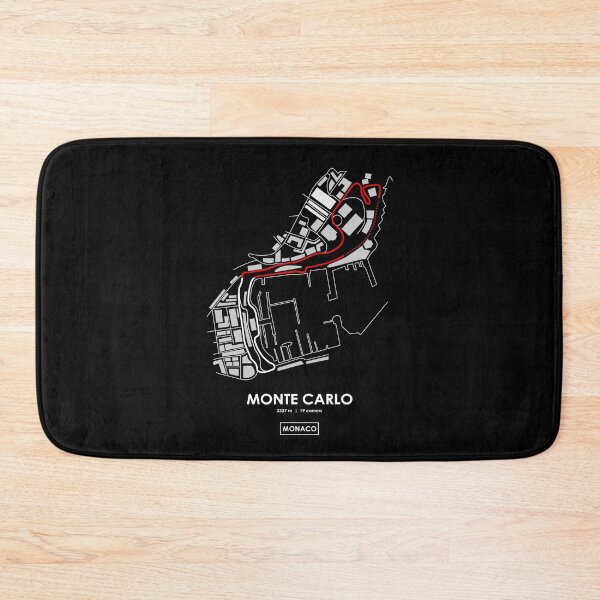 Item preview, MONTECARLO - MONACO TRACK MAP FLAG designed and sold by andreanastasio.