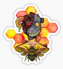 honey bee. Sticker
