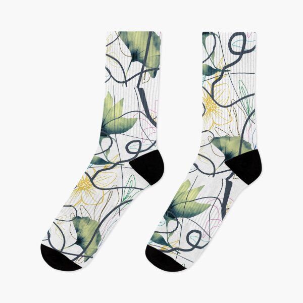 Item preview, Urban Flower Geometry Lines Graphic Trend Pattern  designed and sold by LittleIconShop.